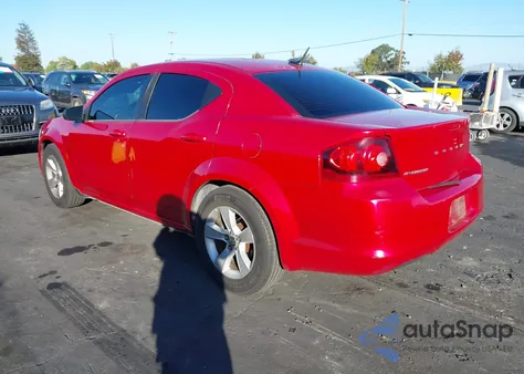 2014 Dodge Avenger Se из США, поврежденный, VIN 1C3CDZAB2EN237495